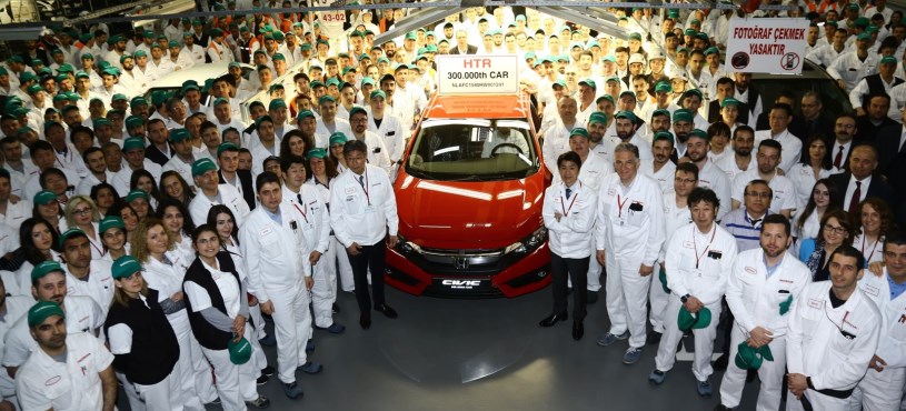 HONDA TÜRKİYE 20 YILDA 300.000 ARAÇ ÜRETTİ