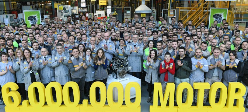 OYAK RENAULT’DAN 6 MİLYON MOTOR GURURU