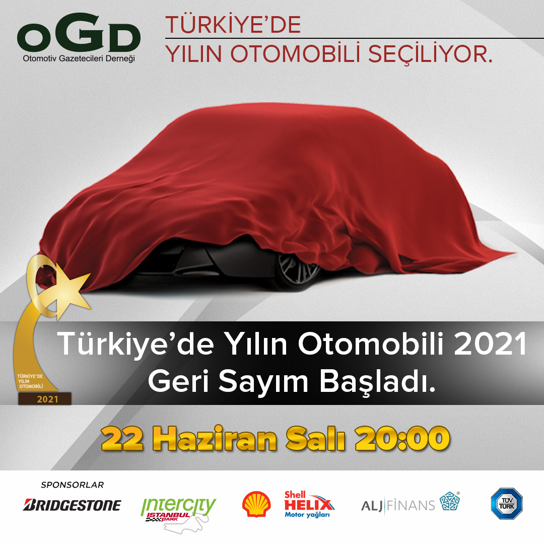 Türkiye’de Yılın Otomobili 2021  Geri Sayım Başlad